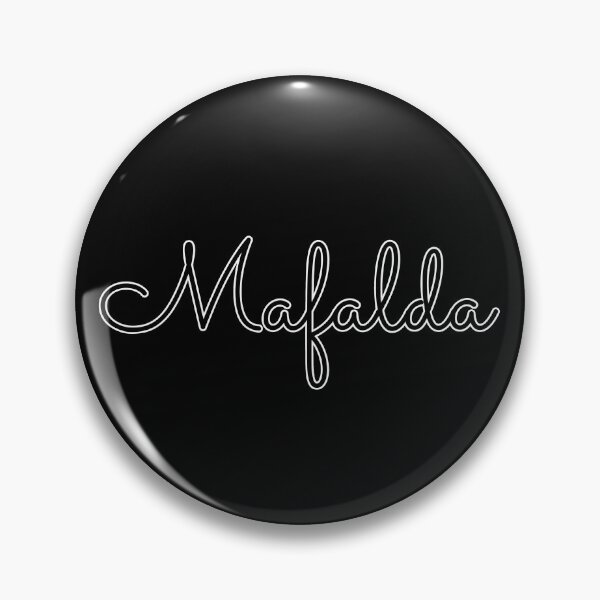 Item preview, Writing Mafalda Name Label (Black) designed and sold by NormadWorld.