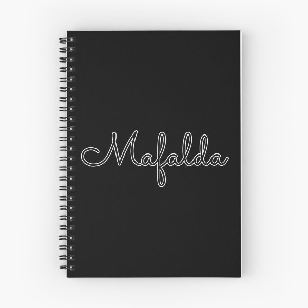 Item preview, Writing Mafalda Name Label (Black) designed and sold by NormadWorld.