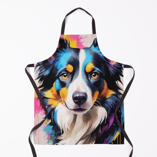 Item preview, Border Collie Graffiti Style Portrait designed and sold by ChaosReigns91.