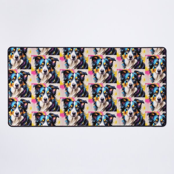 Item preview, Porträt im Border-Collie-Graffiti-Stil designed and sold by ChaosReigns91.