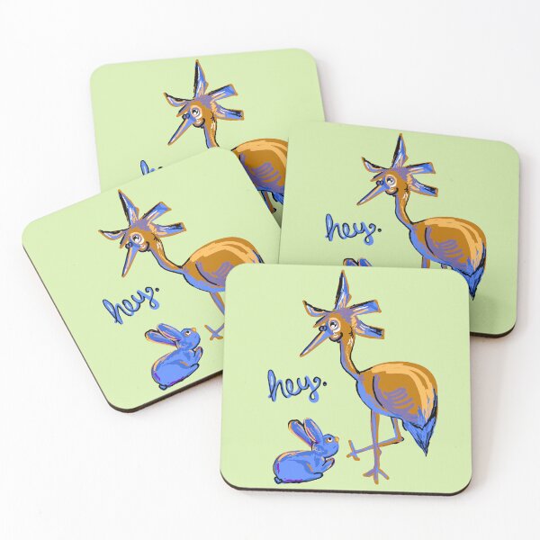 Item preview, Hey. Bird and Rabbit Meeting designed and sold by Sparkleweather.