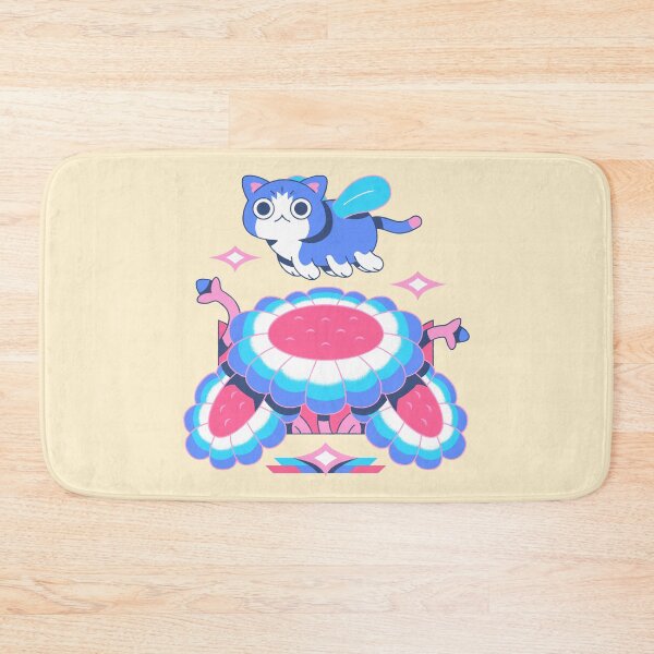 Item preview, Flower kitten (blue and pink) designed and sold by YoshioRomero.