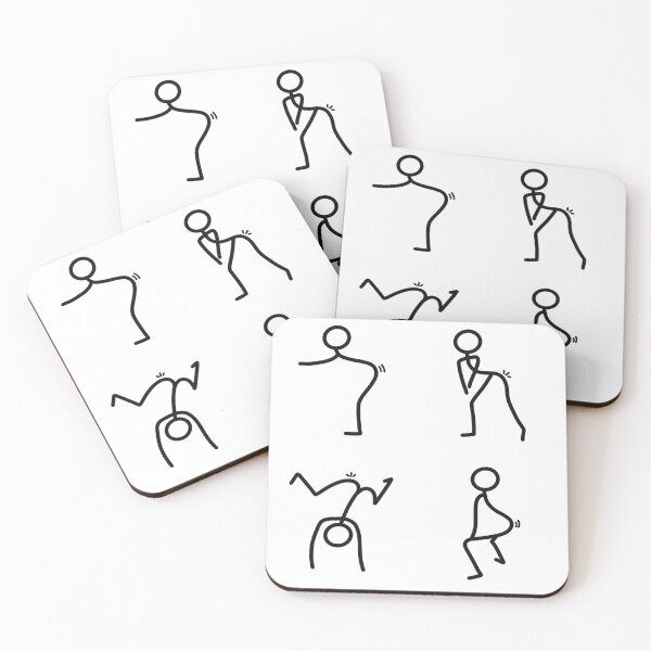 Item preview, Twerking Sticks, Dancing Stick Figures designed and sold by Danielle Whitis Design.