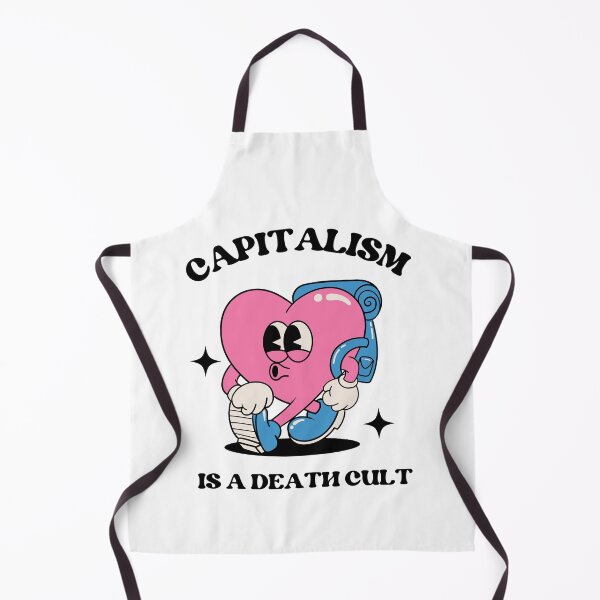 Item preview, CAPITALISM IS INSANITY Cute Rainbow Unicorn Kitty designed and sold by Anna Liz Heart.