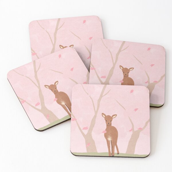 Item preview, A japanese deer with cherry blossoms designed and sold by Yuuri Tayama.