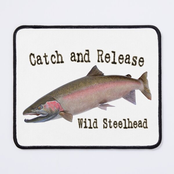 Item preview, Steelhead, Catch and Release, Original Fish Art designed and sold by crbtee.