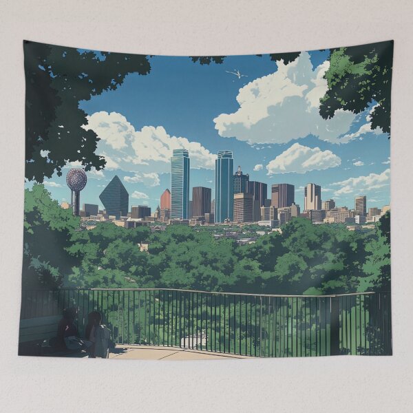 Item preview, Dallas, Texas | Anime style designed and sold by ComicsFactory.