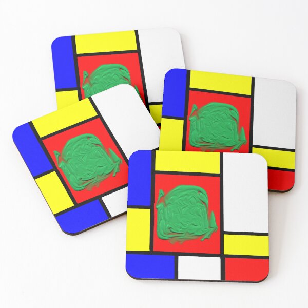 Item preview, Mondriana IX, a postmodernist reconstruction. designed and sold by thalasson.