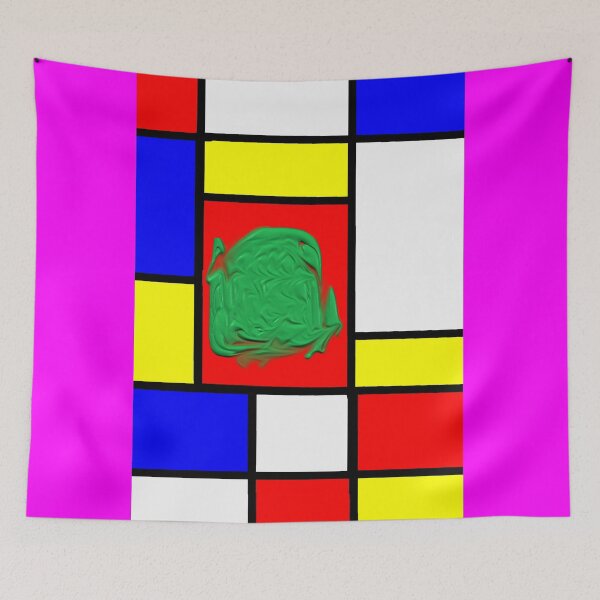 Item preview, Mondriana IX, a postmodernist reconstruction. designed and sold by thalasson.