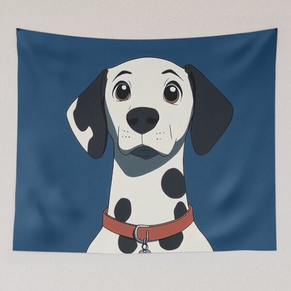 Item preview, Dalmatian dog | Anime style designed and sold by ComicsFactory.