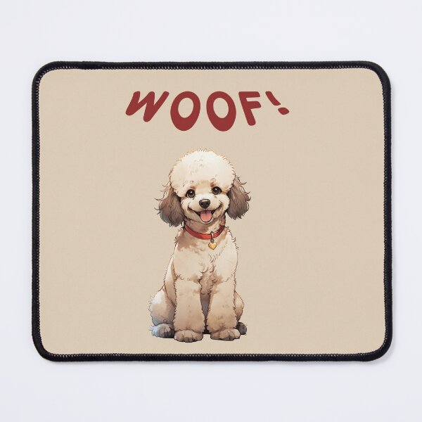 Item preview, POODLE WOOF,CUTE KAWAII ANIMAL. designed and sold by La Loca.