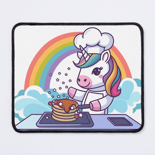Item preview, Unicorn Chef Flipping Pancakes designed and sold by Very Good Tees.