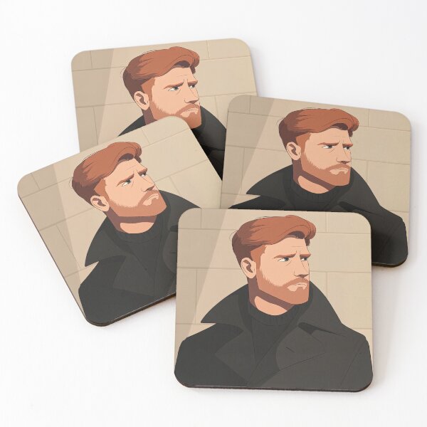Item preview, Danish man, portrait | Anime style designed and sold by ComicsFactory.