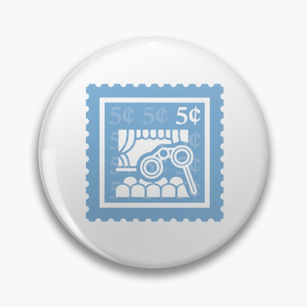 Item preview, Theater | Light Blue & White Stamps | College Drama Broadway Major | Theatrical Performance Graduate School Class | Musical Theatre Actor Job | University Degree Minor | StampHeed 001 designed and sold by StampHeed.