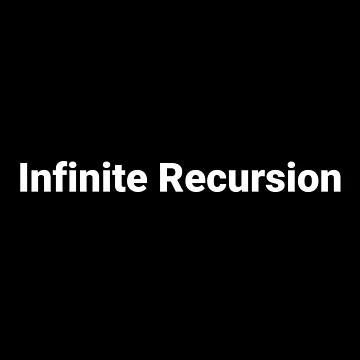 Artwork thumbnail, Infinite Recursion by Text-based T-Shirts and Gifts