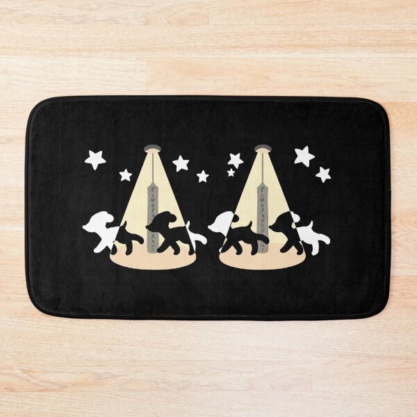 Item preview, Puppies under lampposts Cute Dog Print Stars designed and sold by pinkpawsdraws.