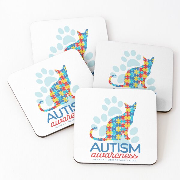 Item preview, Autism Awareness Cat Puzzle T Shirt designed and sold by N. E. FRECHETTE.