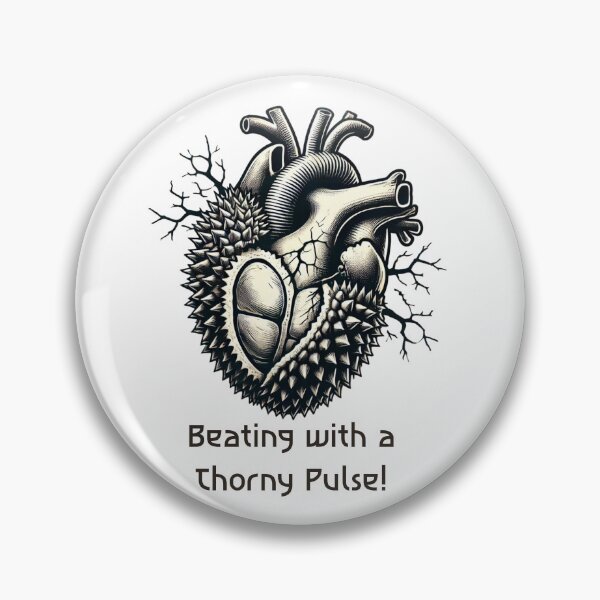 Item preview, Beating with a Thorny Pulse: Durian Heart designed and sold by DurianCraze.