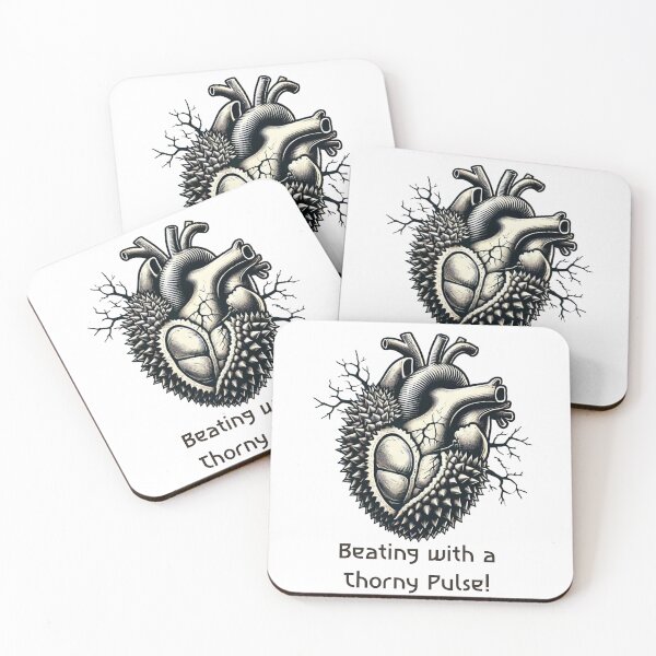 Item preview, Beating with a Thorny Pulse: Durian Heart designed and sold by DurianCraze.