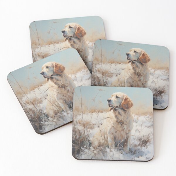 Item preview, Clumber Spaniel in the Snow designed and sold by Samuelsboro.