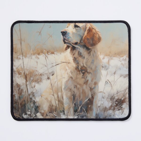 Item preview, Clumber Spaniel in the Snow designed and sold by Samuelsboro.