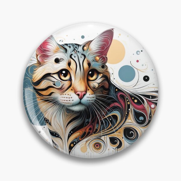 Item preview, California Spangled Cat - Colorful Dream designed and sold by LegademaArt.