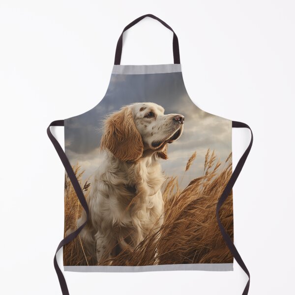 Item preview, Clumber Spaniel in a Field designed and sold by Samuelsboro.