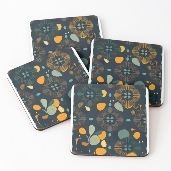 Item preview, Green Seamless Pattern with Sunflowers" designed and sold by hjian8219.