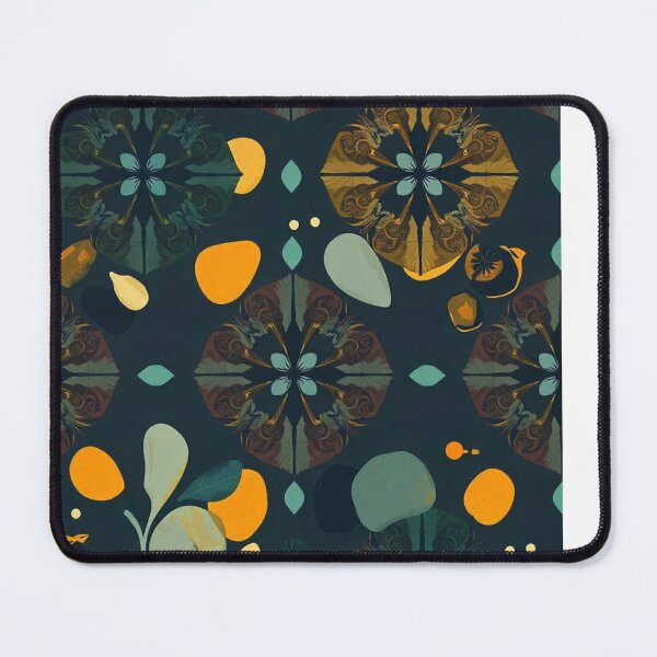 Item preview, Green Seamless Pattern with Sunflowers" designed and sold by hjian8219.