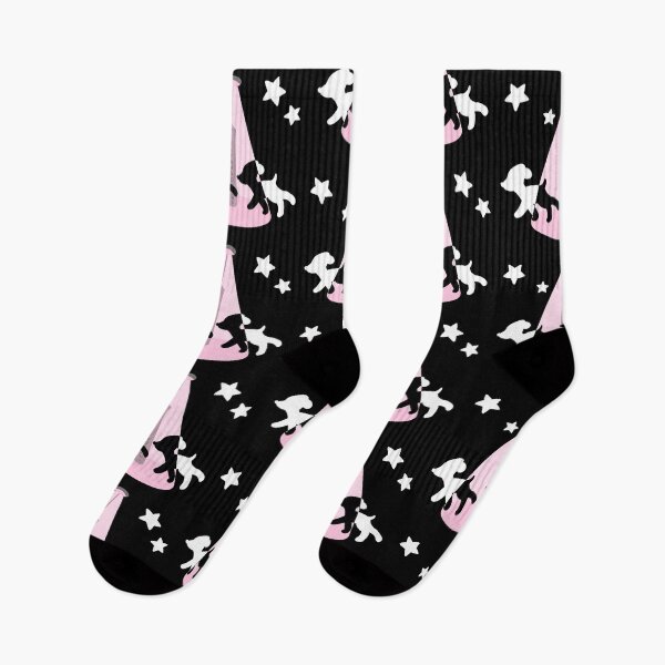 Item preview, Pink Puppies under lampposts Cute Dog Print Stars designed and sold by pinkpawsdraws.