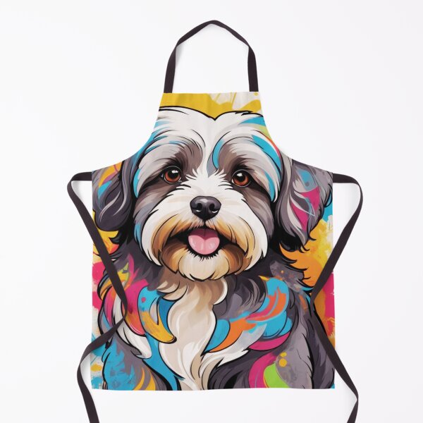 Item preview, Havanese Graffiti Style Portrait designed and sold by ChaosReigns91.