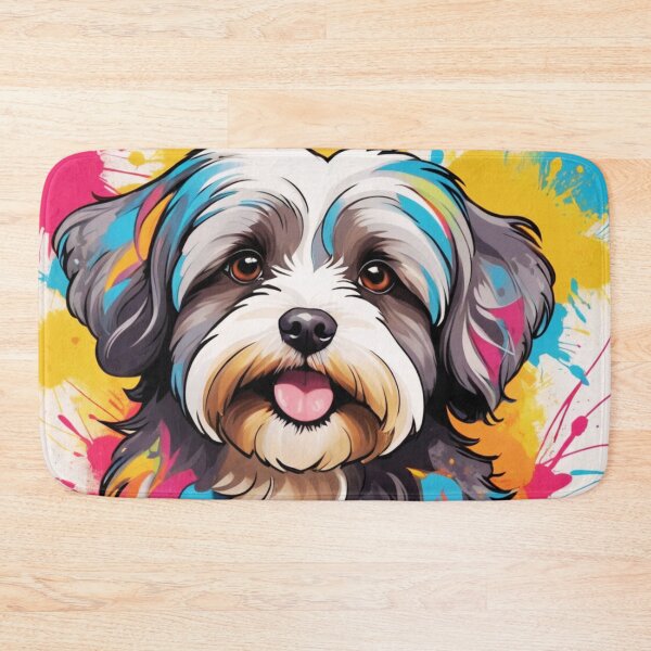 Item preview, Havanese Graffiti Style Portrait  designed and sold by ChaosReigns91.