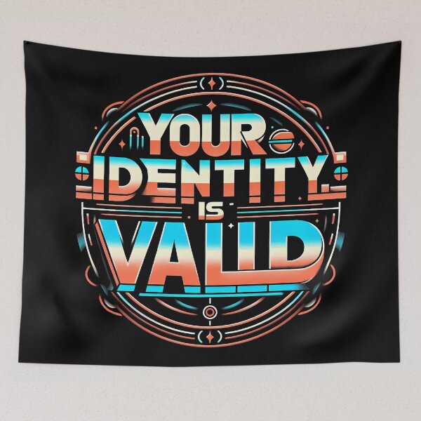 Item preview, Your Identity Is Valid, typography designed and sold by maxmaj.