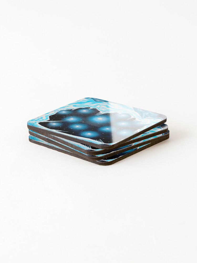 Thumbnail 4 of 5, Coasters (Set of 4), stars designed and sold by InfinitePathArt.