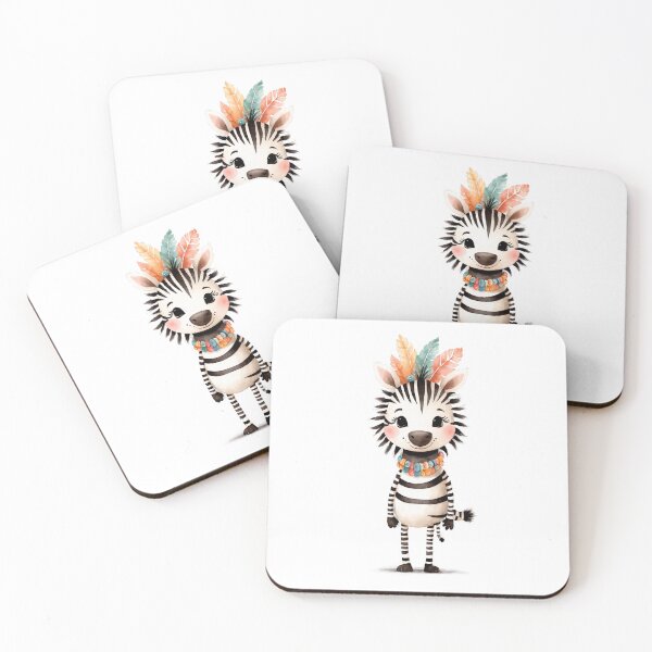 Item preview, Cute zebra in boho outfit   designed and sold by Victoria Riabov.
