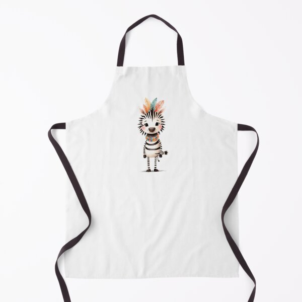 Item preview, Cute zebra in boho outfit designed and sold by Victoria Riabov.