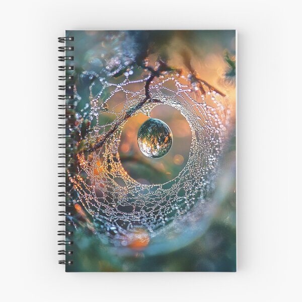 Item preview, Abstract Dew-Kissed Spider Web designed and sold by MixinMadness.