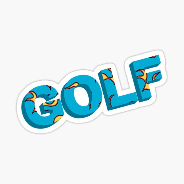GOLF Cursive, Tyler The Creator Sticker for Sale by PaulyH