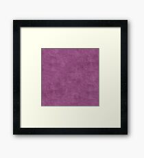 Amethyst Oil Pastel Color Accent Framed Print