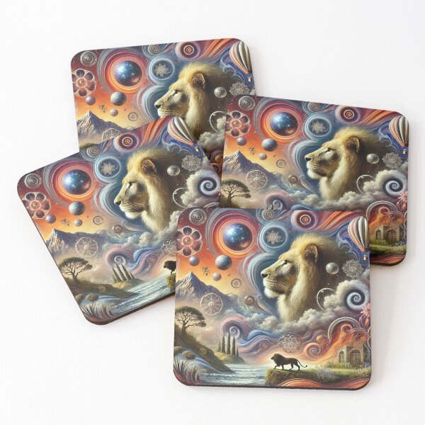 Item preview, Lion’s Dreamscape - Majestic Subconscious Vision designed and sold by osirisglobal.