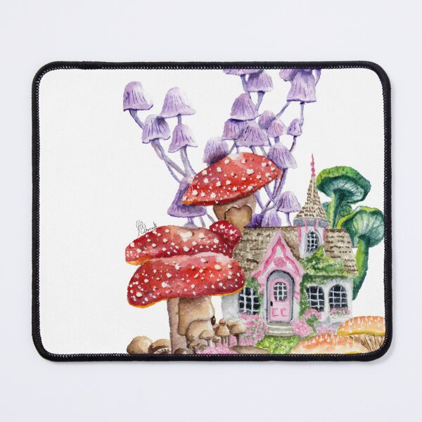 Item preview, Impresión en acuarela Vivir entre hongos, Fairy Inkcaps designed and sold by SchmeckStudio.