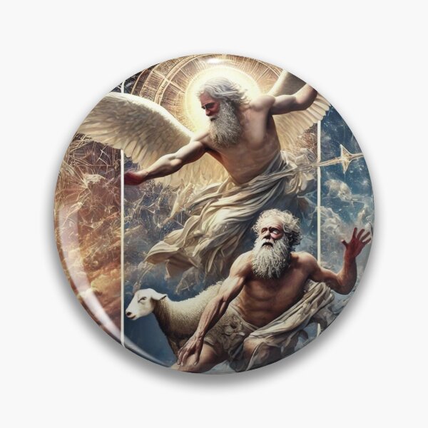 Item preview, Celestial Shepherd: Divine Guidance on a Cosmic Journey | Spiritual Art designed and sold by VonHogler.