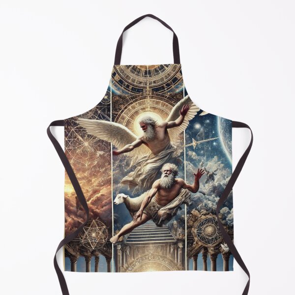 Item preview, Celestial Shepherd: Divine Guidance on a Cosmic Journey | Spiritual Art designed and sold by VonHogler.