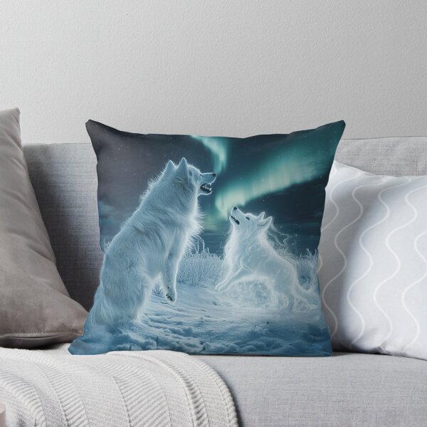 Item preview, Samoyed Playing With A Ghostly Dog designed and sold by Nocturne  Paws.