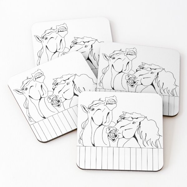 Item preview, Silly Neigh 4 Laughing Horses designed and sold by LittleStarCreat.
