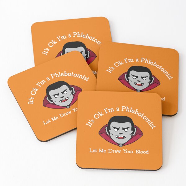 Item preview, It's Ok I'm A Phlebotomist Let me Draw Your Blood designed and sold by Beverly Kempf.