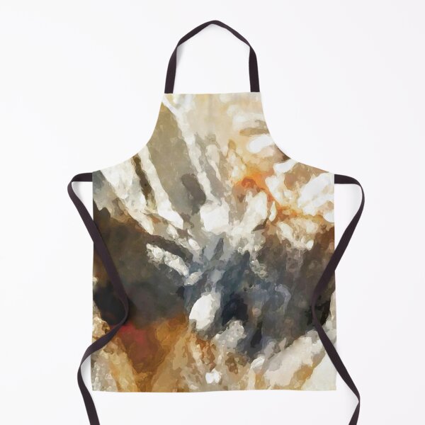 Item preview, Splash: liquid abstract in black, white and brown designed and sold by valleyandspur.