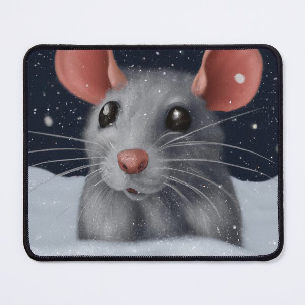 Item preview, Snowy the rat designed and sold by mindgoop.