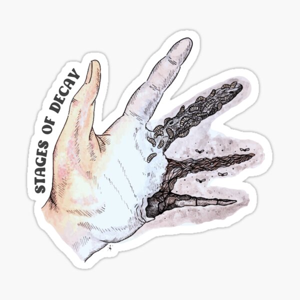 Item preview, Stages of Decay Hand by Skye Rain Art designed and sold by Skye Rain.