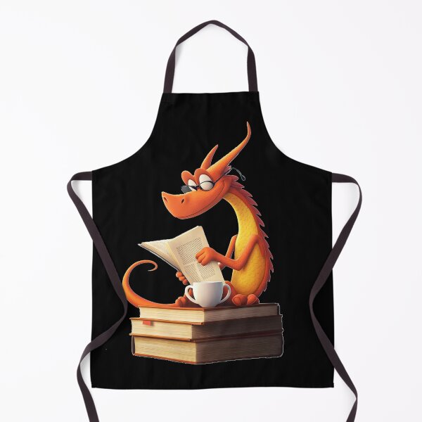 Item preview, Bookish Dragon - Cute and Nerdy designed and sold by Mrrjgraphic.
